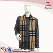 2014 Handmade Wool Men Striped Scarf, Fabric Wholesale Scarf